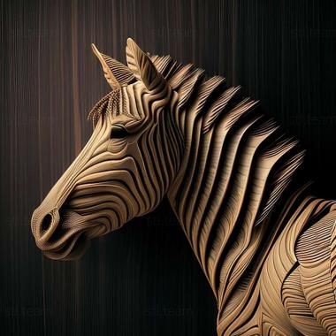 3D model Orthonops zebra (STL)